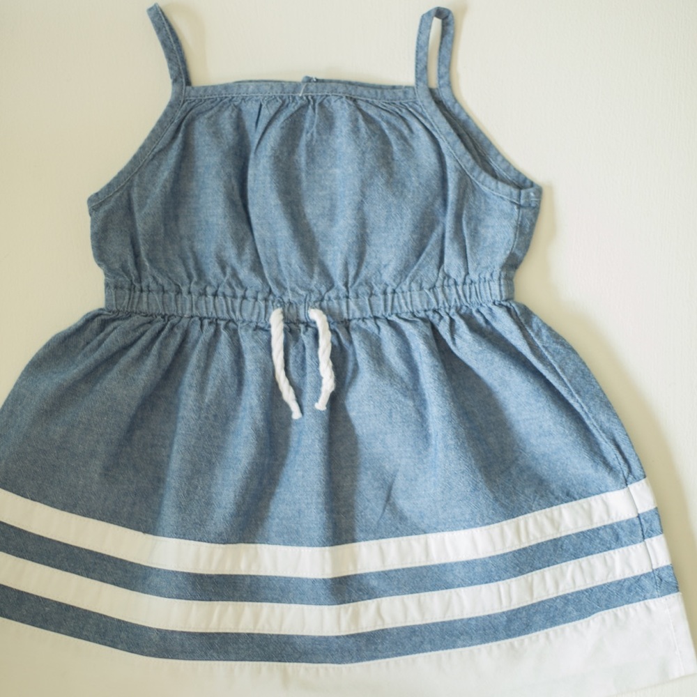 Baby girl jean summer dress 9M